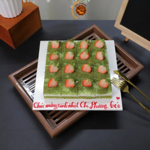 Buffet bánh ngọt vị trà xanh